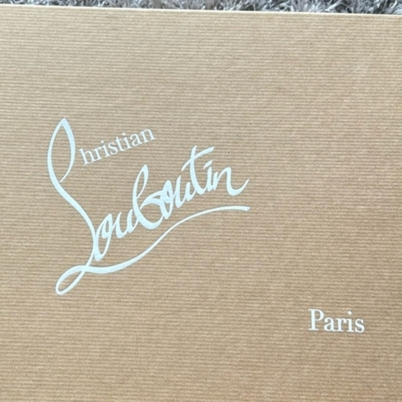 BRAND NEW Men's Christian Louboutin Gray, Gold & Red Loubishark Sneakers SIZE 44 - Picture 4 of 10